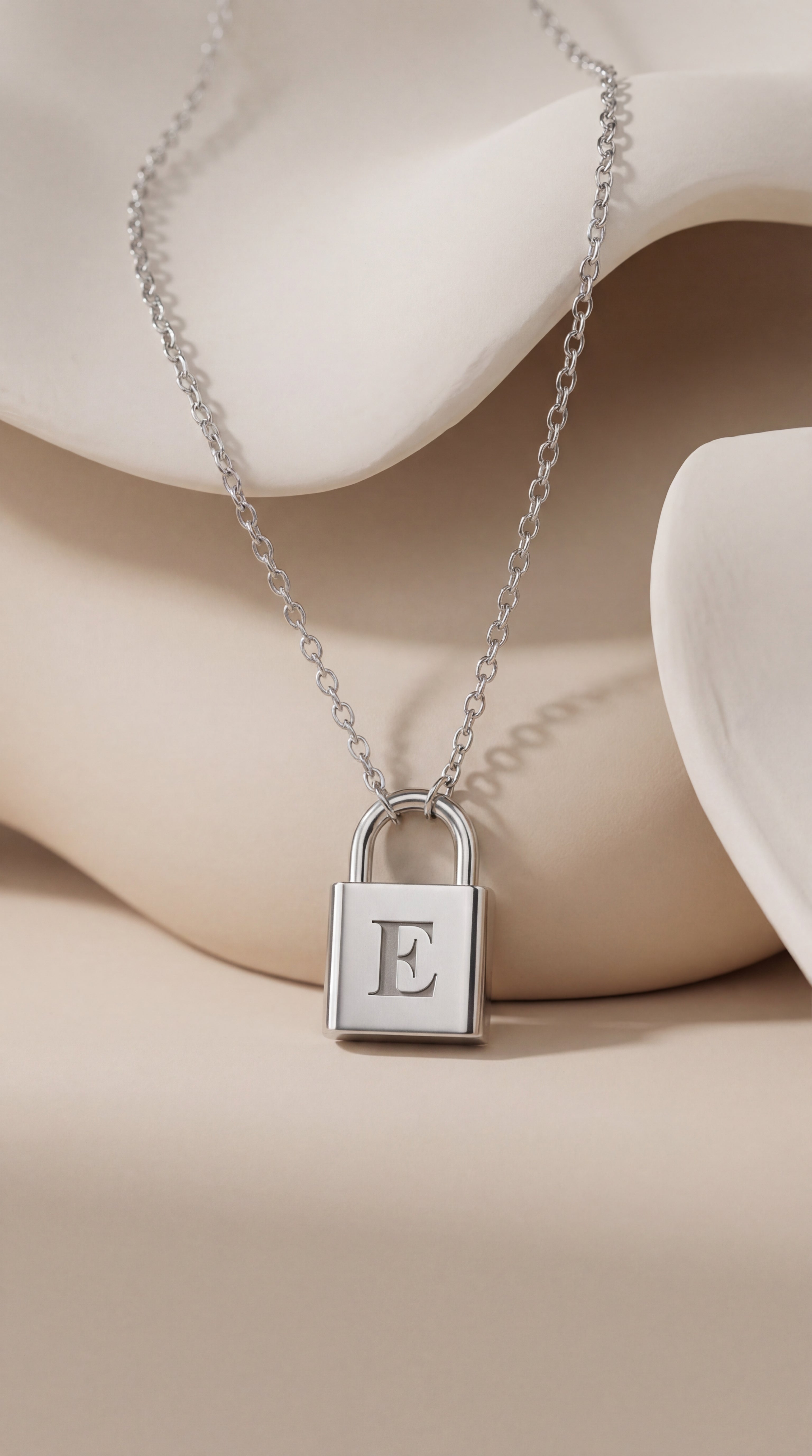 Lock Letter Necklace