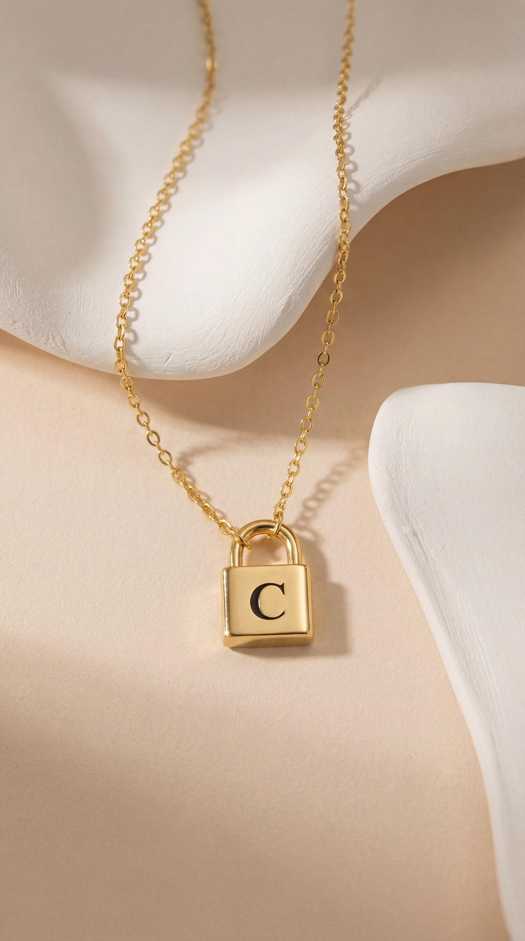 Lock Letter Necklace